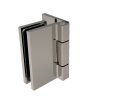 Glastürband 80 90° Glas/Wand nickel matt
