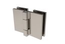 Glastürband 80 180° Glas/Glas nickel matt