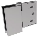 Glastürband 80 180° Glas/Wand nickel matt
