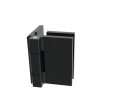 Sauna Glastürband 81 90° Glas/Wand schwarz matt
