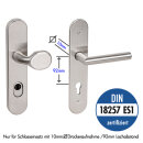 Schutzbeschlag Aludra ES1 Knopf/Drücker 10-92 Edelstahl