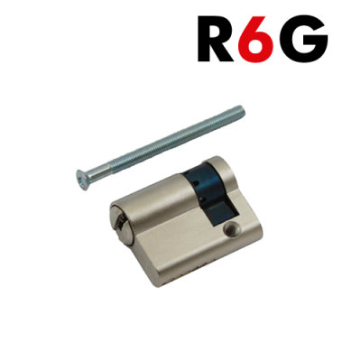R6G Halbzylinder 30+10mm gleichschlie&szlig;end