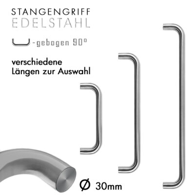 Stangengriff U30Ø gebogen