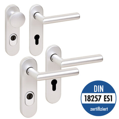 Schutzbeschlag Logo/K ES1 Aluminium