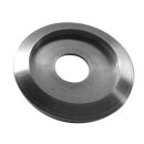 Rosette Ø32 / für SG Ø25mm Edelstahl matt