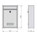 Briefkasten 320x215x82mm