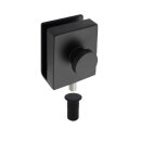 Glastür Feststelladapter DK/BH Edelstahl schwarz